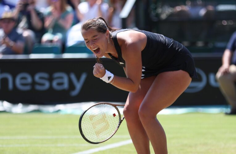 Jodie Burrage through to first WTA semi-final after beating Magdalena Frech at Nottingham Open