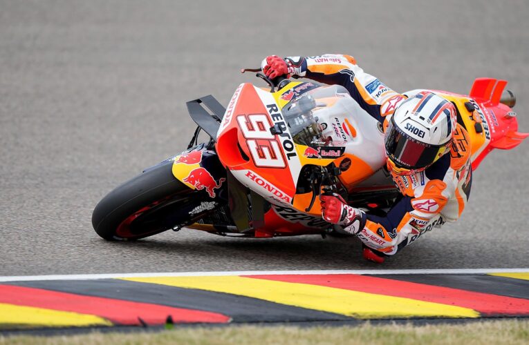 MotoGP Germany: Marc Marquez wipes out Johann Zarco in drama-filled practice session topped by Marco Bezzecchi