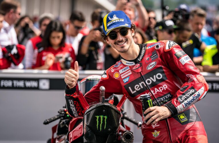 Ducati’s Francesco Bagnaia scores consecutive pole for German MotoGP at the Sachsenring