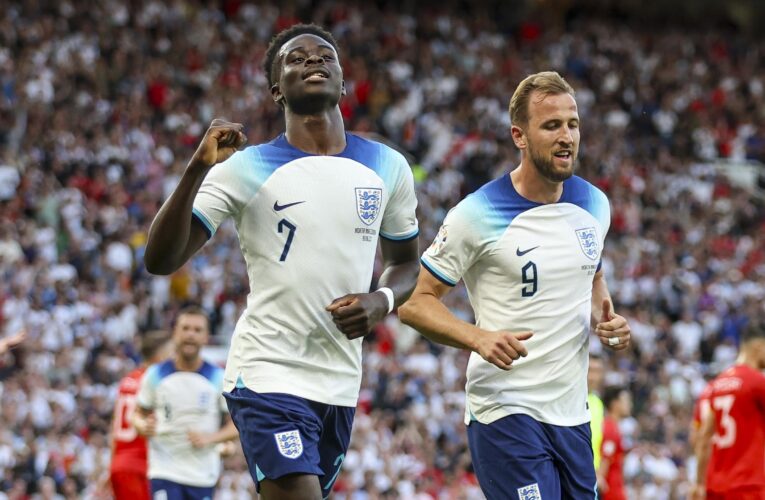 England 7-0 North Macedonia: Bukayo Saka hits hat-trick and Harry Kane scores twice in Euro 2024 qualifier rout