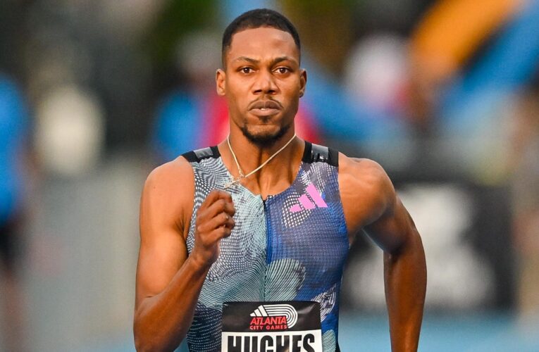 NYC Grand Prix: Zharnel Hughes breaks Linford Christie’s 30-year British 100m record with 9.83 finish