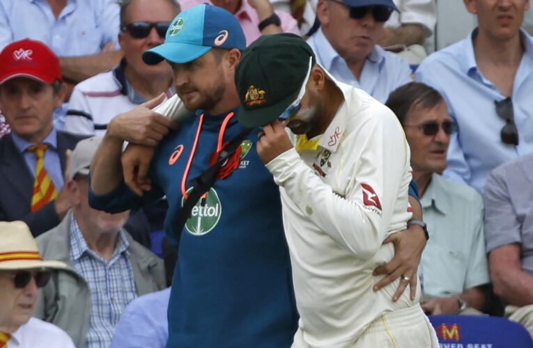 Ashes 2023: England bounce back on day two at Lord’s as Australia lose Nathan Lyon to injury