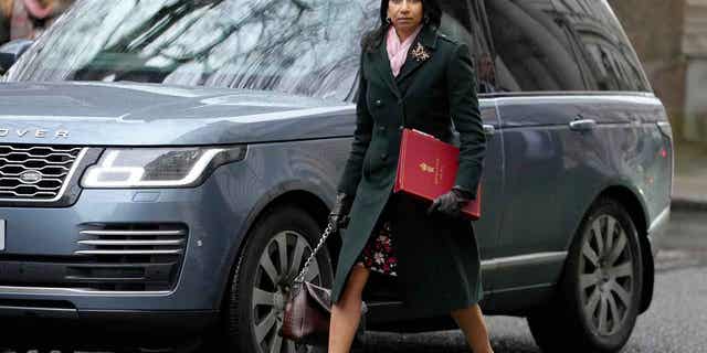 Britain's Home Secretary Suella Braverman