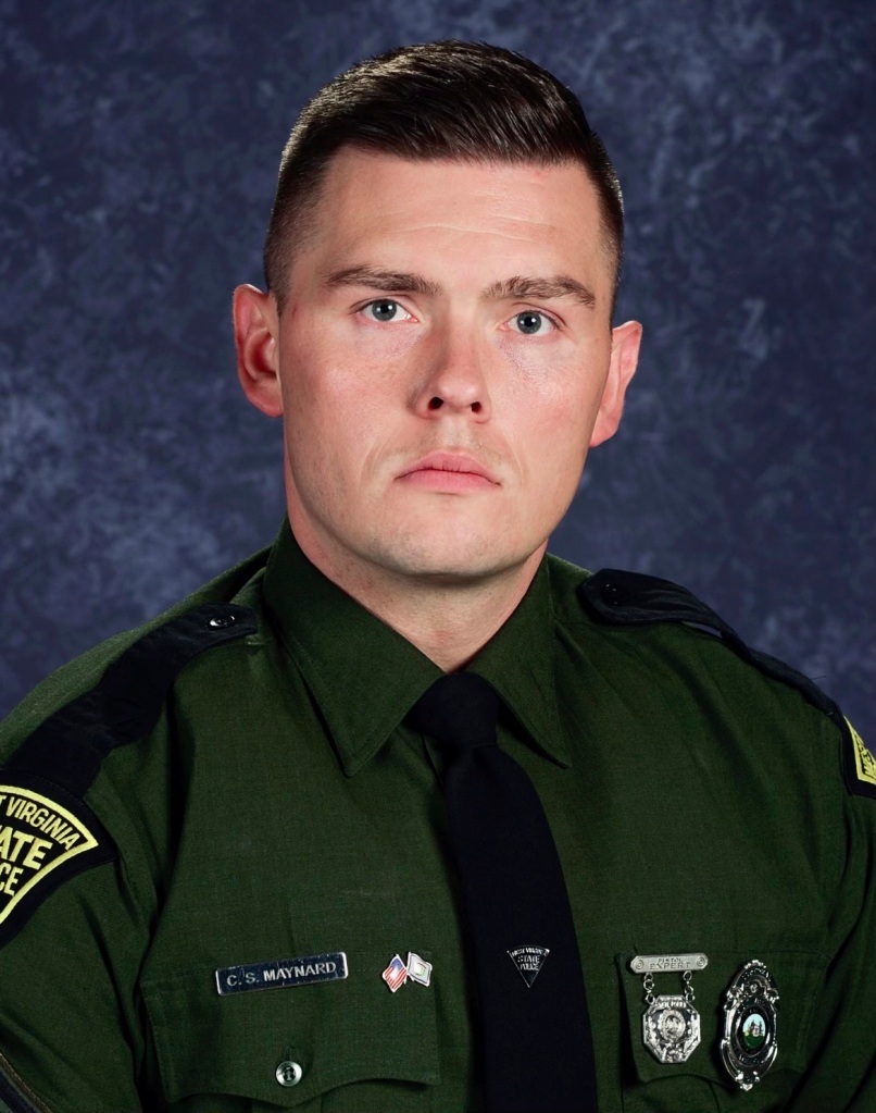 State Police Sgt. Cory Maynard. Maynard was fatally shot Friday, June 2, 2023, in the Mingo County community of Beech Creek.