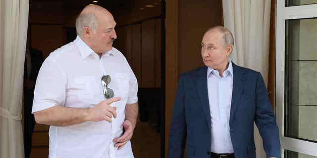 Putin and Lukashenko