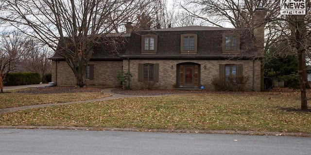 An exterior shot of Rebecca Bliefnick's two-story home.