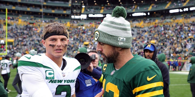 Aaron Rodgers and Zach Wilson talk