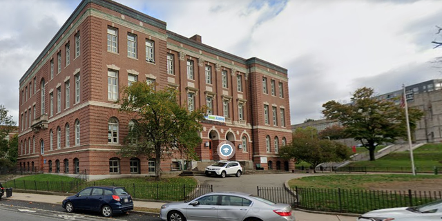 Brighton High School seen from the street