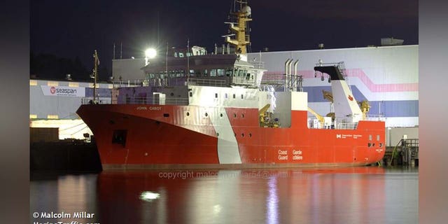 The CCGS John Cabot docked