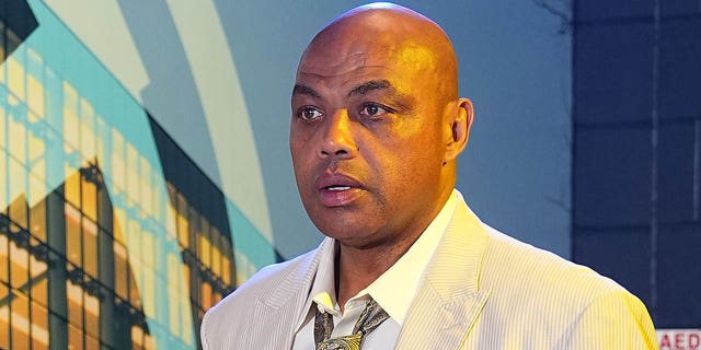 Charles Barkley walks