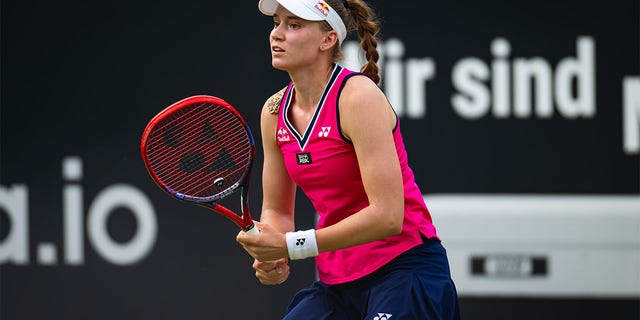 Elena Rybakina playing point