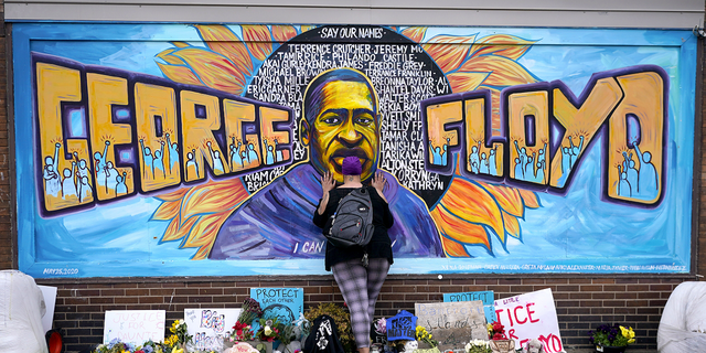 George Floyd mural in Minneapolis, Minnesota