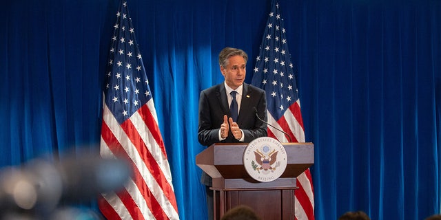 Blinken speaks at Beijing press conference