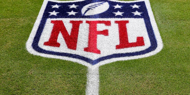 NFL logo on field