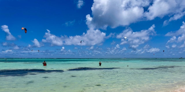 a Dominican Republic beach