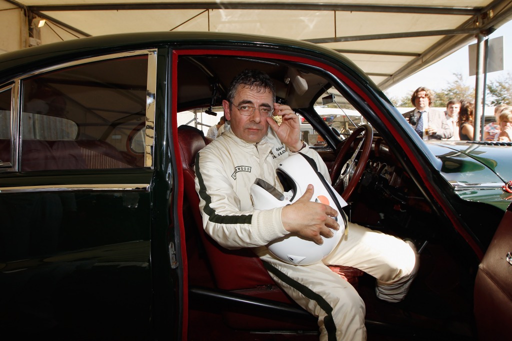 Though he's known for comedy, Rowan Atkinson has been an avid car racer — holding degrees in electrical engineering.  