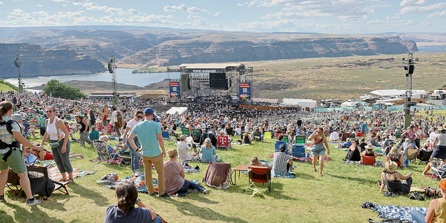 Gorge Ampitheatre music venue Washington state