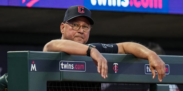 Manager Terry Francona looks on during a game