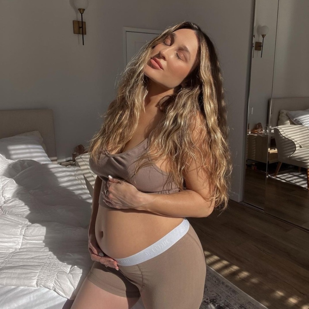 Miller James has been sharing her pregnancy journey with her over 27,000 followers on Instagram, giving frequent updates on her daily routines, skin care and symptoms.