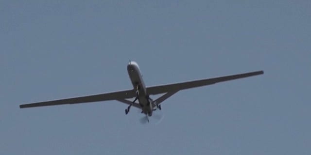 Iranian Shahed drone in flight