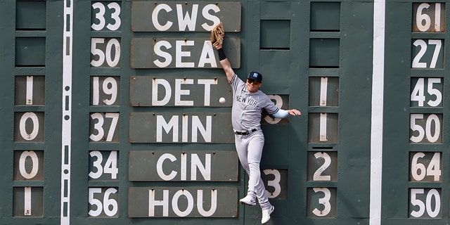 Jake Bauers misses the catch