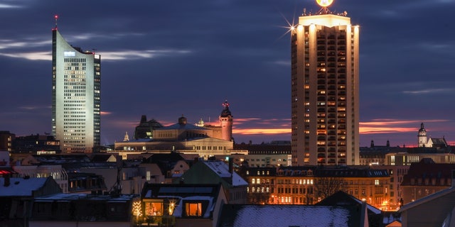 Skyline of Leipzig, Germany