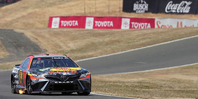 Martin Truex Jr races in Sonoma