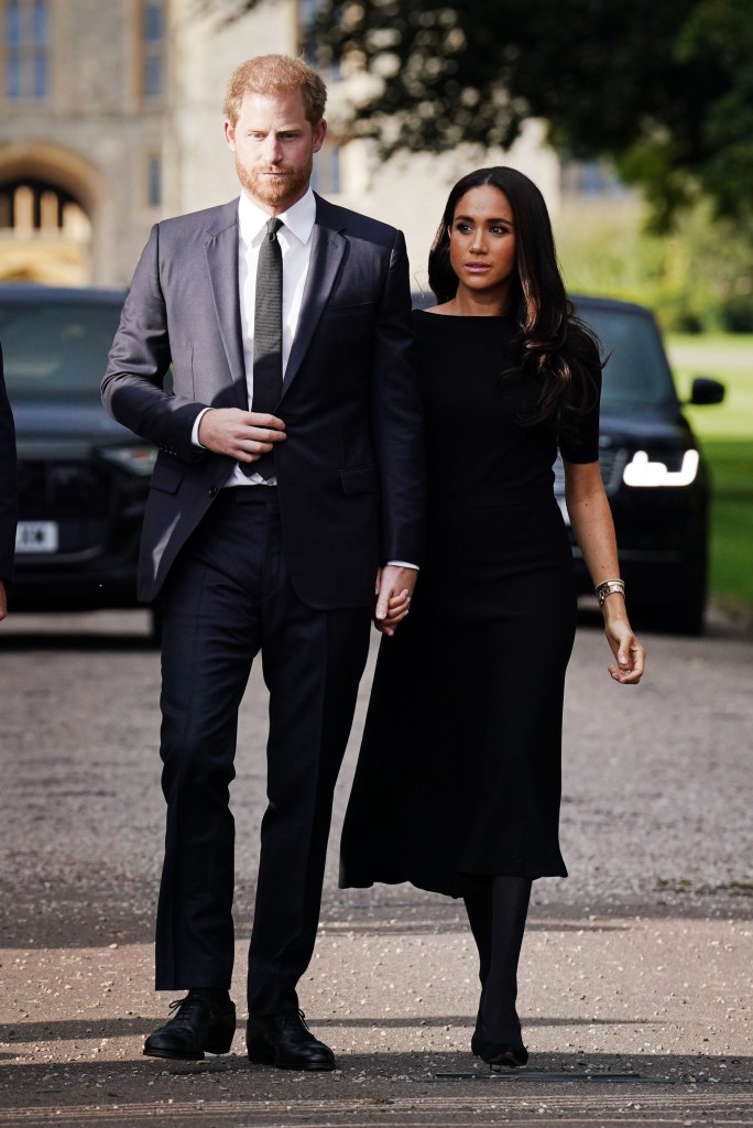 Prince Harry, 38, and Meghan Markle, 41, in England. 