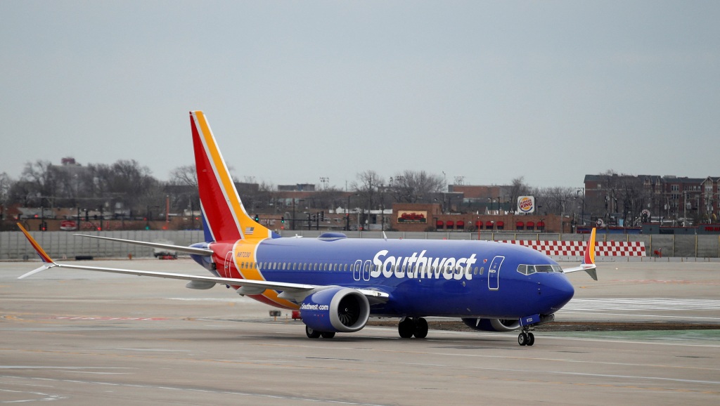 The incident happened on a Southwest plane before take off. 