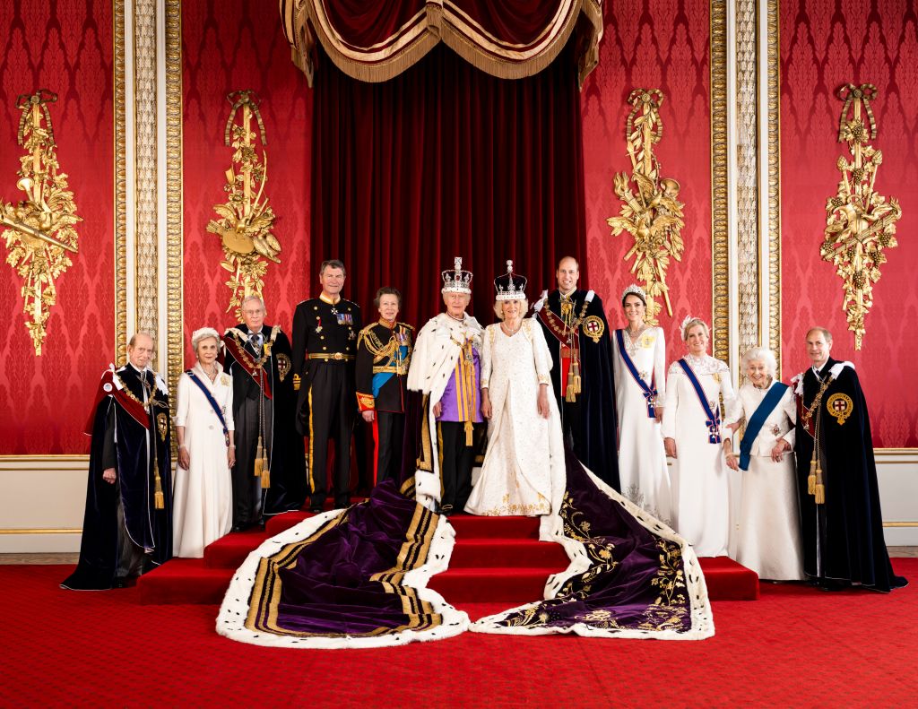 The Prince and his eldest son, Prince George, 9, played key roles in the coronation ceremony as they are next in line for the throne. 