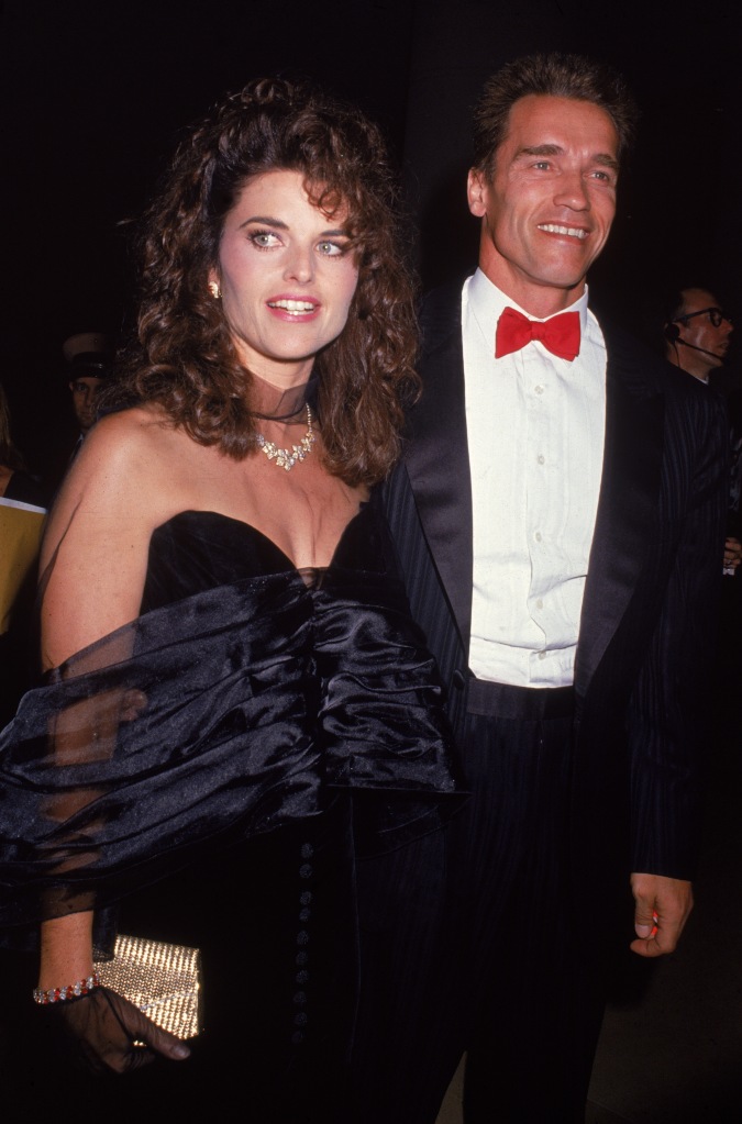 Arnold Schwarzenegger and Maria Shriver on red carpet