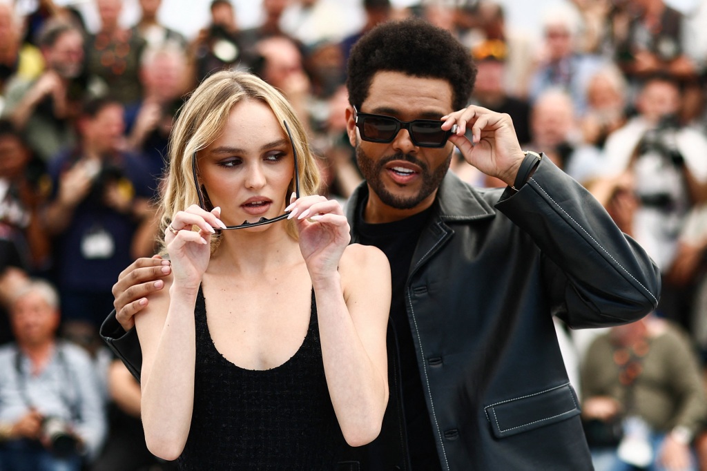 Lily-Rose Depp, 24, and Abel Tesfaye, aka The Weeknd, 33, at Cannes