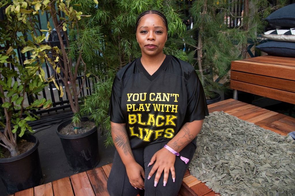 BLM co-founder Patrisse Cullors is Anderson's cousin.