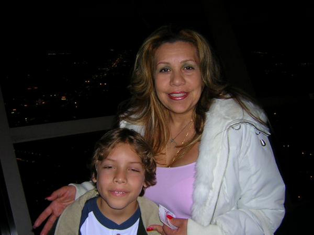 Joseph Baena is pictured with his mother, Mildred, in this undated photo.