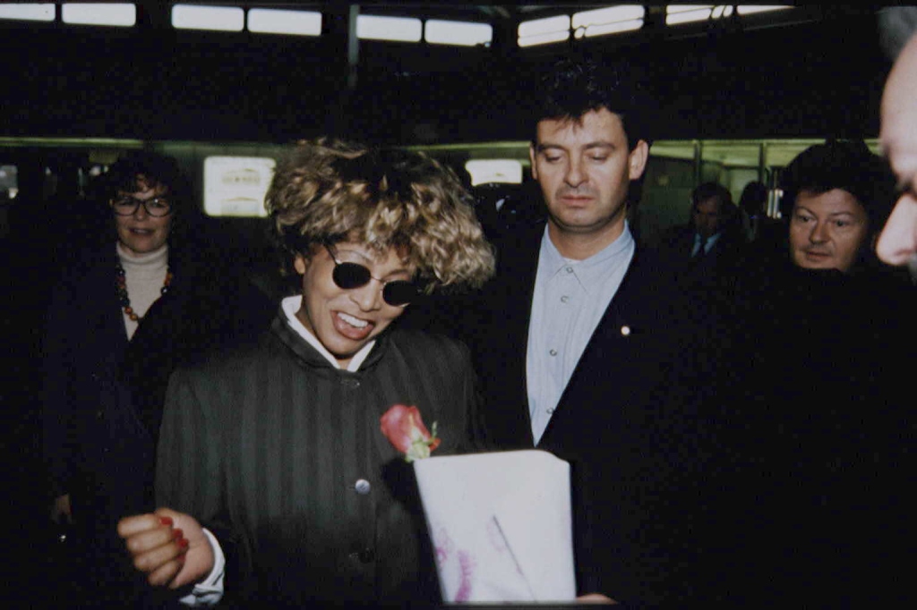 The couple is shown together at a Berlin film festival in 1992.