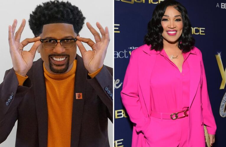 Jalen Rose jokes around with actress Kym Whitley