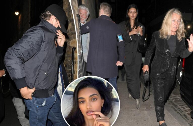 Leonardo DiCaprio brings rumored model girlfriend Neelam Gill on dinner date with his mom