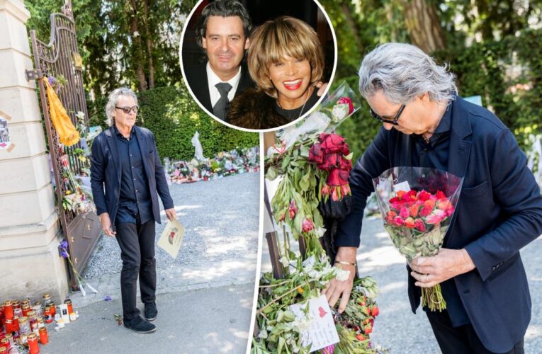 Tina Turner’s husband Erwin Bach seen for first time after her death