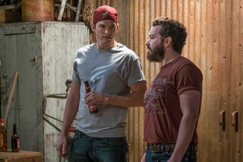 Danny Masterson and Ashton Kutcher on "The Ranch"