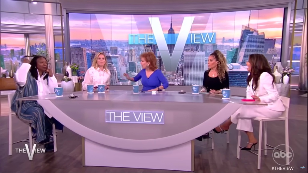 A heated discussion. The View star Joy Behar snapped at co-host Sara Haines on Wednesday, telling her to "shut up" during a chat about male-female platonic relationships. 
