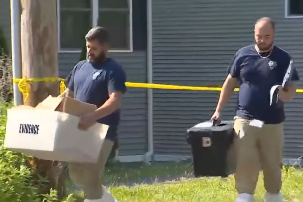 police removing evidence from George Scott III's home
