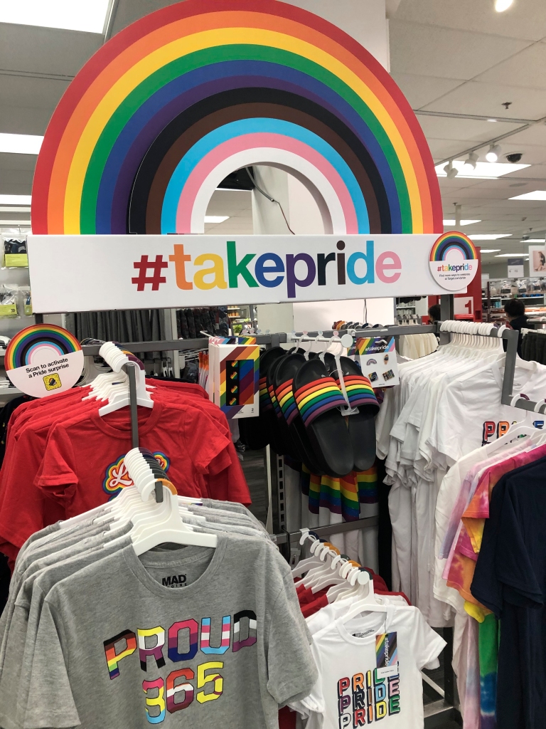 Pride merchandise at Target