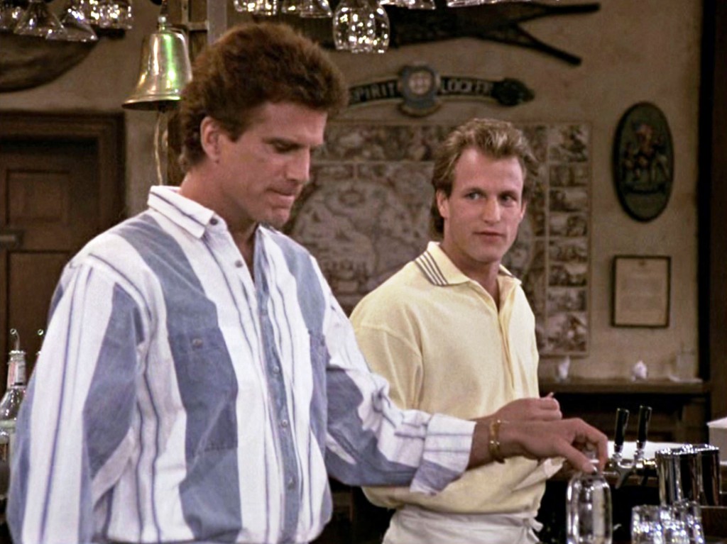 Danson and Harrelson on "Cheers"