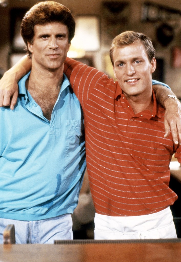 Danson and Harrelson on "Cheers"