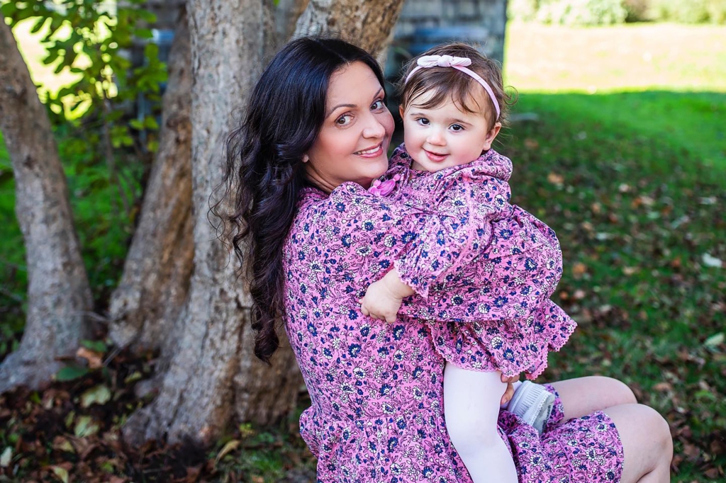 The mother and daughter were coming home from visiting Azarian's parents when their flight crashed. 