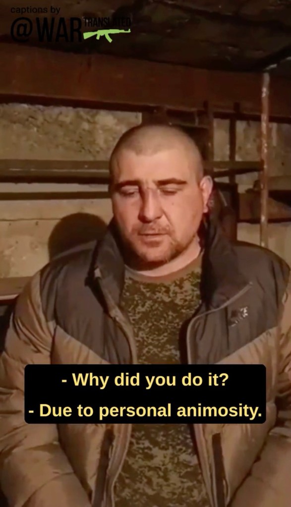 Video of Roman Venevitin's interrogation 