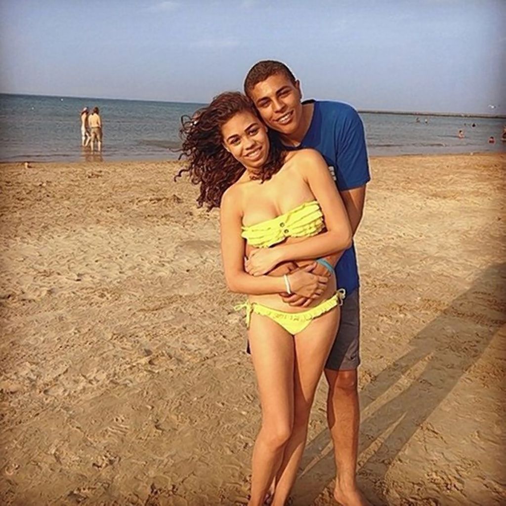 Heather Mack and Tommy Schaefer on a beach