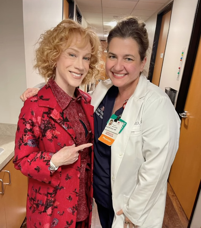 Kathy Griffin has undergone successful vocal cord surgery as she took to Instagram to share her long-awaited procedure on Wednesday.
