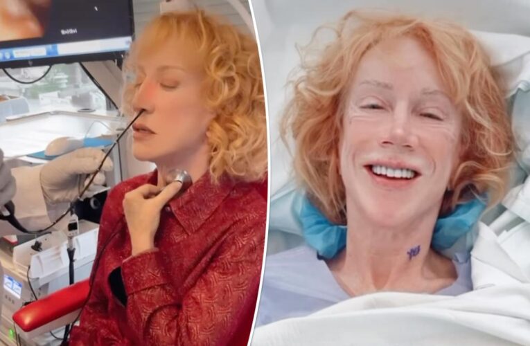 Kathy Griffin has vocal cord surgery amid lung cancer battle