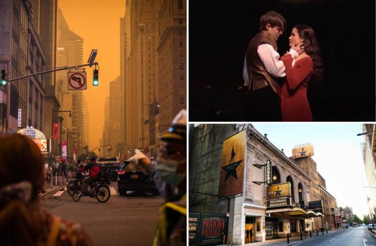 Broadway shows canceled due to NYC air quality from wildfires